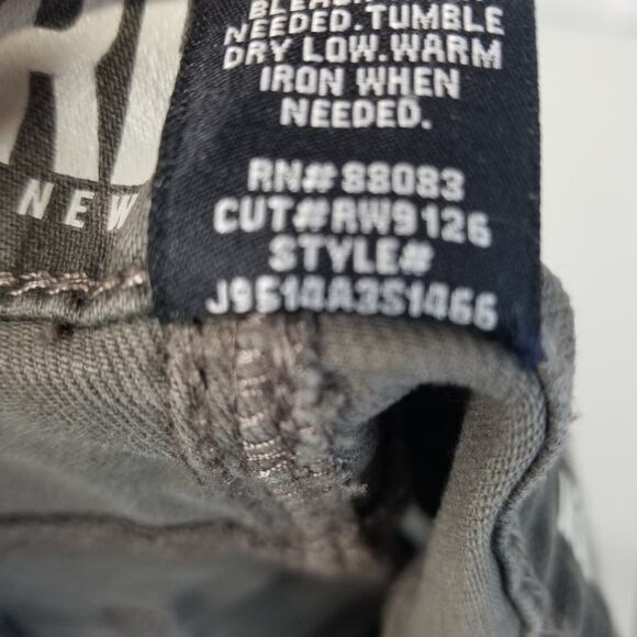 Rewash Skirt 1R W30 Camo Mini Button Fly Raw Hem - Picture 4 of 5